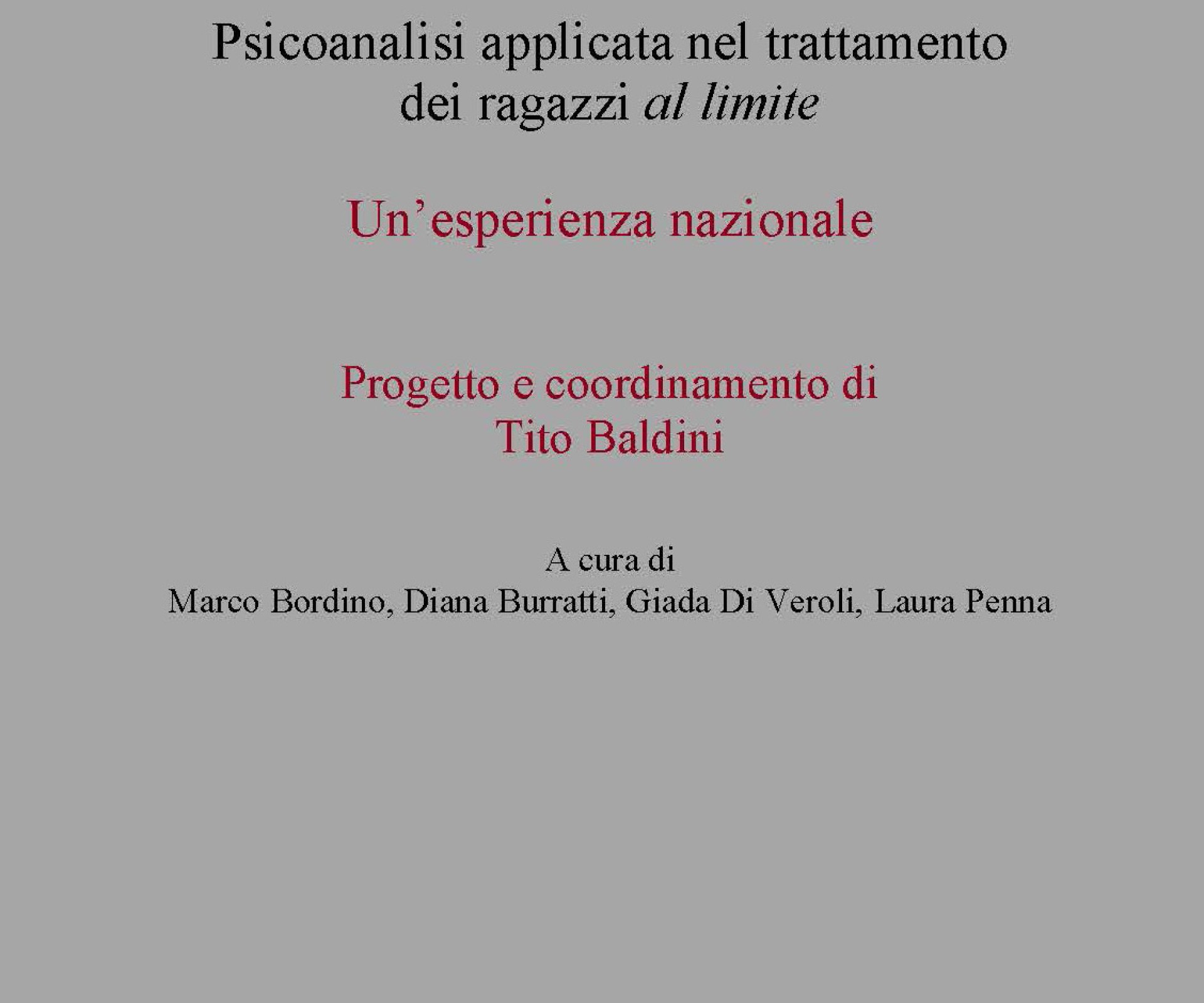 Laboratori, “nella scena della gioventù traviata”. La novità editoriale a cura di Tito Baldini